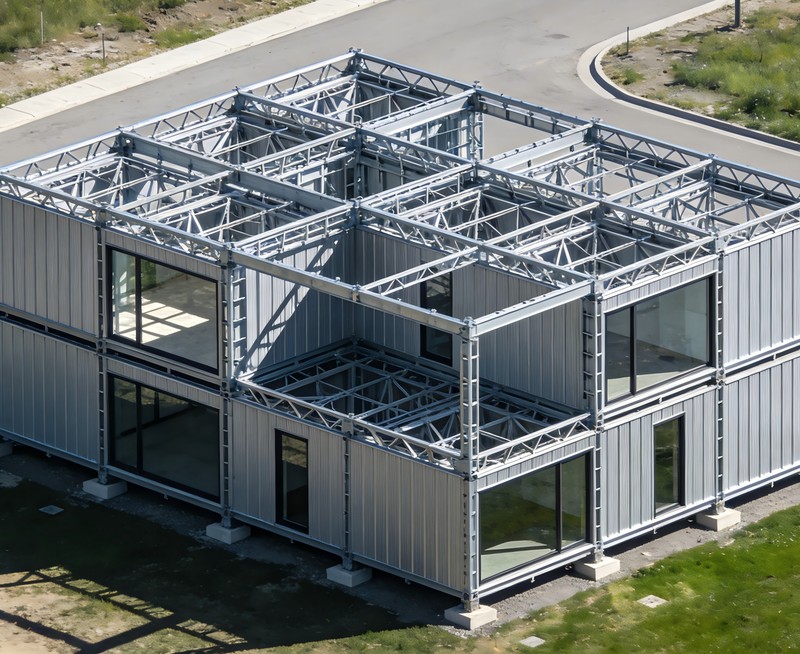 Carca&ccedil;a Modular em Estrutura de A&ccedil;o