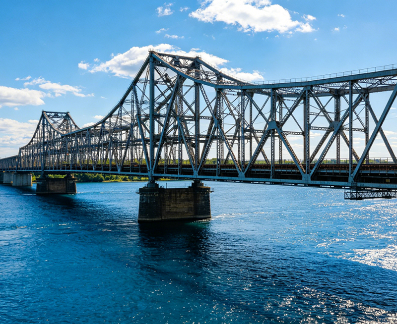 Ponte Ferrovi&aacute;ria de A&ccedil;o Pr&eacute;-fabricada