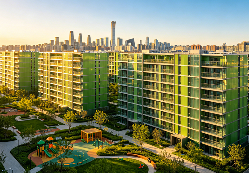 Pequim promover&aacute; totalmente edif&iacute;cios pr&eacute;-fabricados em 2026 com mais de 70% de materiais de constru&ccedil;&atilde;o ecol&oacute;gicos