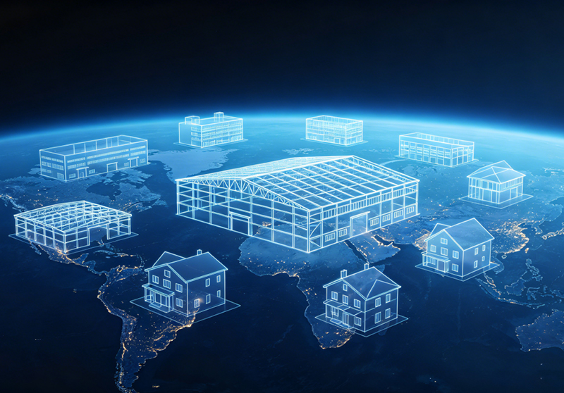 Crescimento global do mercado de edif&iacute;cios de a&ccedil;o pr&eacute;-fabricados (PEB) 2026 &ndash; Verde e Inteligente