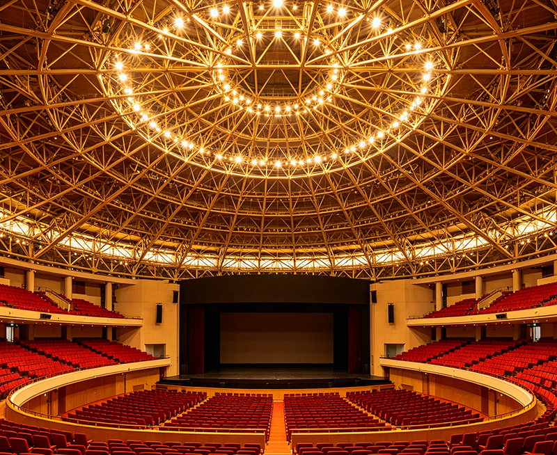 Teatro de Estrutura de A&ccedil;o de Grande V&atilde;o