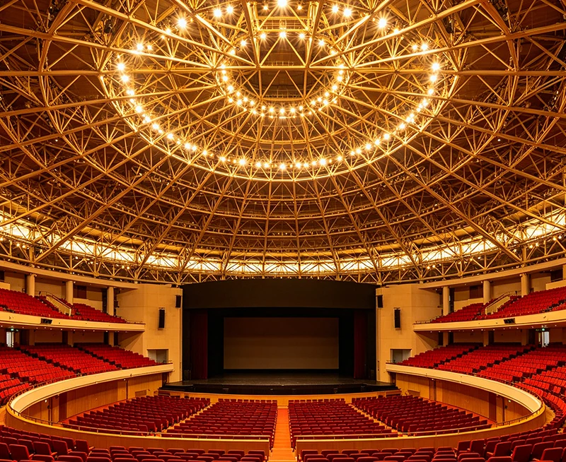 Teatro de Estrutura de A&ccedil;o de Grande V&atilde;o